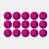 Aangepaste magenta verloop labels (Vel)