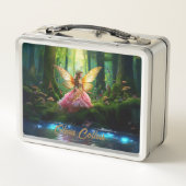 Aangepaste magische fee in het bos (Achterkant)