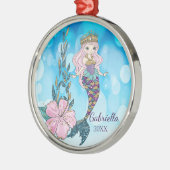 Aangepaste Magische Glitter Mermaid Ornament (Links)