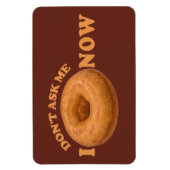 Aangepaste magneet voor donut Humor (Verticaal)