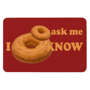 Aangepaste magneet voor donut Humor