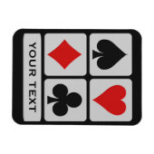 Aangepaste magneet voor kaartspeler (Horizontaal)