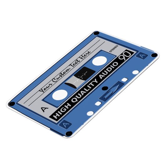 Aangepaste magneet voor tapeband met retro (Linkerzijde)