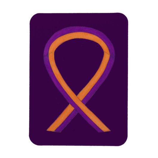 Aangepaste magneten voor orchidee en Oranje bewust (Verticaal)