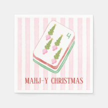 Aangepaste Mahj-y Kerst Mahjong
