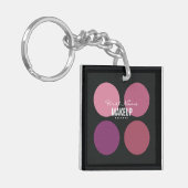 Aangepaste Makeup Palette Gift Bag Stuffers Keyboa Sleutelhanger (Voorkant Links)