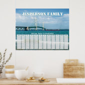 Aangepaste makreelbrug voor thuisdag kalender poster (Keuken)