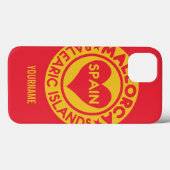 Aangepaste MALLORCA-hoesjes voor monogram Case-Mate iPhone Case (Achterkant (horizontaal))