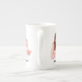 Aangepaste mam foto Aangepaste Moederdag Porselein Kop (Achterkant)