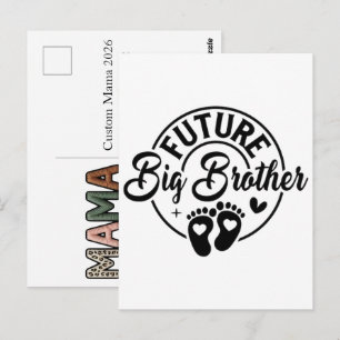 Aangepaste Mama 2026 Nep Babyvoetjes Aandenken Briefkaart