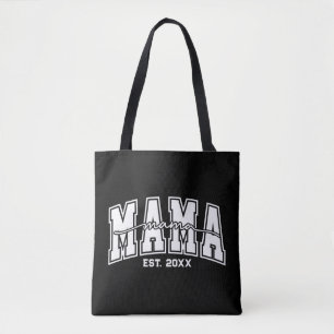 Aangepaste Mama Opgericht Jaar Gepersonaliseerde M Draagtas