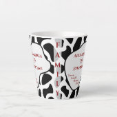 Aangepaste mama vader familie Modern personalisere Latte Mok (Voorkant)