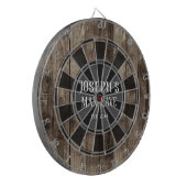 Aangepaste Man Cave Dartbord (Voorkant Links)