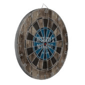 Aangepaste Man Cave Dartbord (Voorkant Links)