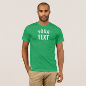 Aangepaste Mannen Bella+Canvas korte hoes Kelly Gr T-shirt (Voorkant volledig)