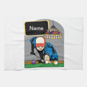 Aangepaste Mannen Billiards Theedoek (Horizontaal)