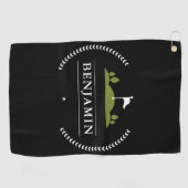 Aangepaste Mannen Golfhanddoek (Horizontaal)