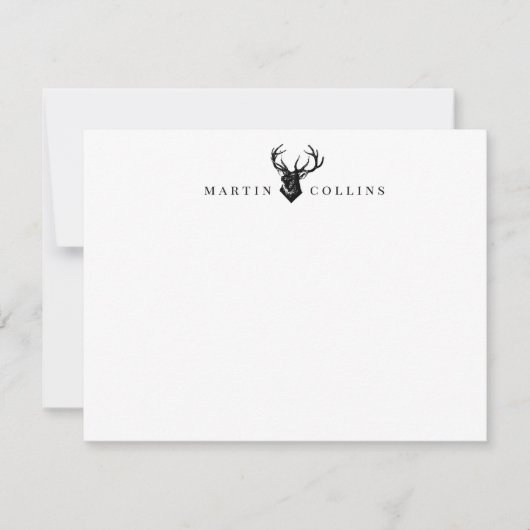 Aangepaste mannen notitiekaartje (Voorkant)