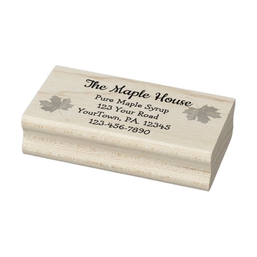 Aangepaste mapelbuisjes voor bedrijfsrubberen stem rubberstempel (Stempel)