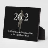 Aangepaste marathonloper 26.2 Keepasje Fotoplaat (Zijkant)