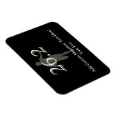 Aangepaste marathonloper 26.2 Keepasje Magneet (Rechterzijde)