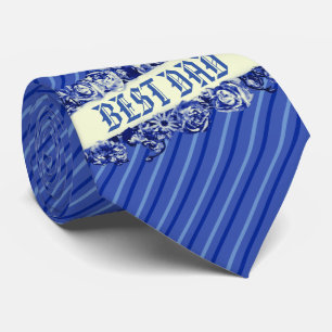 Aangepaste marine  Vaderdag Stropdas