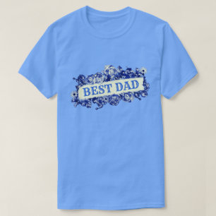 Aangepaste marine Vaderdag T-shirt