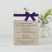 Aangepaste marinekaart & witte-frankpas informatiekaartje (Staand voorkant)