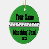 Aangepaste markeringsband muziekversiering keepomw keramisch ornament (Rechts)