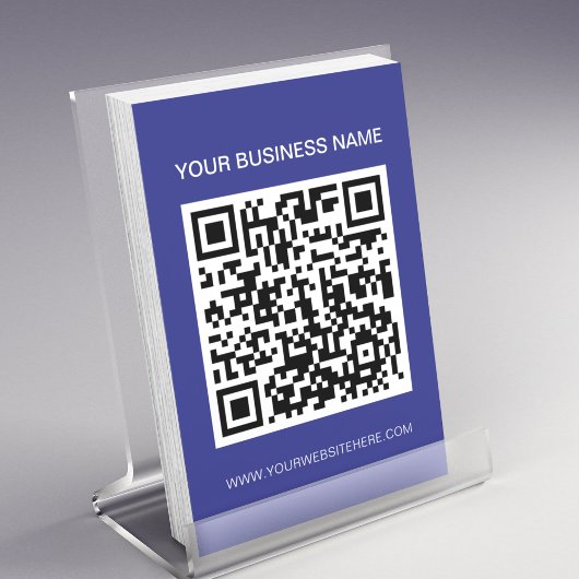 Aangepaste Marketing Promotionele QR Code & Tekst Flyer