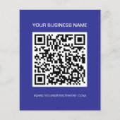 Aangepaste Marketing Promotionele QR Code & Tekst Flyer (Voorkant)