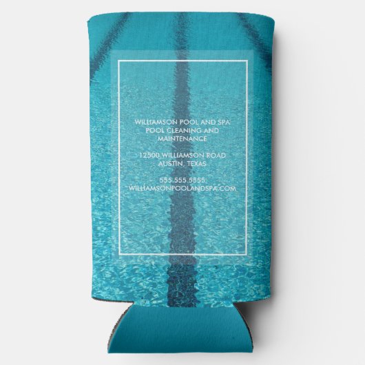 Aangepaste marketing voor de Bouwer van zwembad (Achterkant)