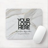 Aangepaste Marmeren Bedrijf Logo Muismat (Met muis)