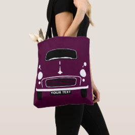 Aangepaste Maroon Morris-kunst voor kleine Pop per Draagtas
