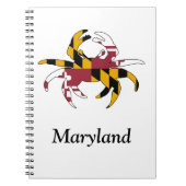 Aangepaste Maryland Crab-laptop Notitieboek (Voorkant)
