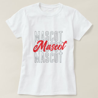 Aangepaste Mascot Shirt, Cheer Shirt, T-shirt