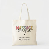 Aangepaste massagetherapie | Massagetherapiecadeau Tote Bag (Voorkant)