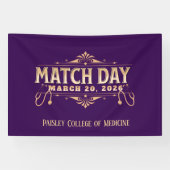 Aangepaste Match Day 2026 Medische Residentie Spandoek (Horizontaal)