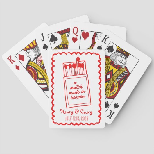 Aangepaste Matchbox Ontwerp Speelkaarten (Achterkant)
