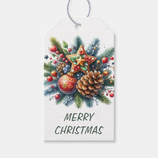 Aangepaste Matte Gift Labels Cadeaulabel (Voorkant)