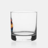 Aangepaste Maui Trip Sunrise Palmbomen Keepsake Whisky Glas (Links)