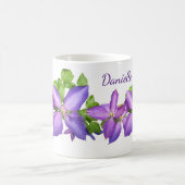 Aangepaste Mauve Clematis Koffiemok (Center)