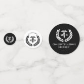 Aangepaste MD Doctor of Medicine Med School Afstud Confetti (Achterkanten)