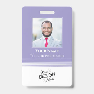 Aangepaste Medewerker, Foto, Naam, Titel, Logo, St Badge