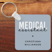 Aangepaste medische assistent | Clinical Assistant Sleutelhanger (Voorkant)