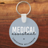 Aangepaste medische assistent | Clinical Assistant Sleutelhanger (Voorkant)