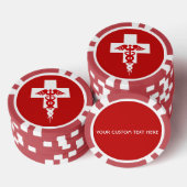 Aangepaste medische professionele poker chips (Opstapeling)