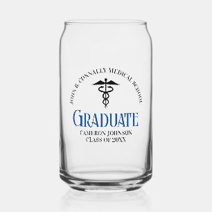 Aangepaste Medische School Afstuderen Herdenking Blikvorm Glas
