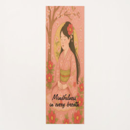 Aangepaste Meditatie Kunst Mindfulness Zen Roze Yogamat