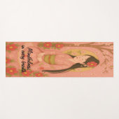 Aangepaste Meditatie Kunst Mindfulness Zen Roze Yogamat (Voorkant (horizontaal))